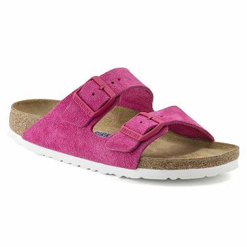 Arizona Birkenstock Soft Footbed Semisove Kozene Damske Nachový | SK 11WNB